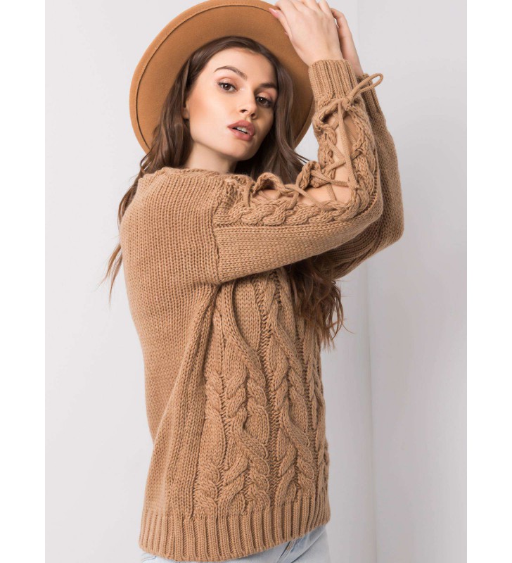 Sweter-CA-SW-3733.74-camelowy