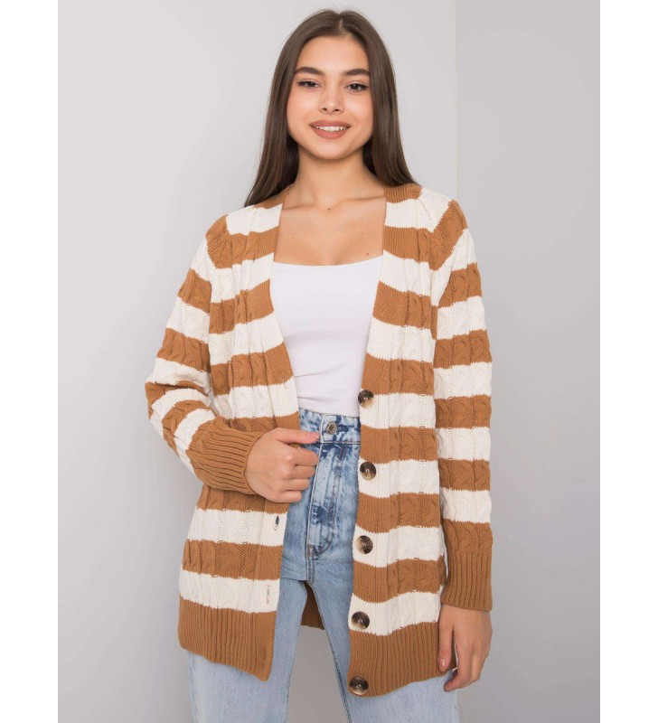 Sweter-FE-SW-3358.13-camelowy