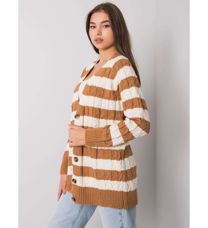 Sweter-FE-SW-3358.13-camelowy