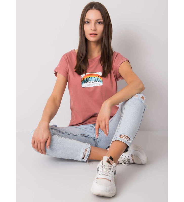 T-shirt-FA-TS-7137.29P-ciemny różowy