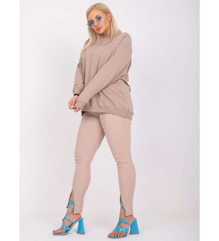 Bluza RV-BL-6299.11 ciemny bezowy