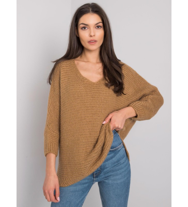 Sweter TW-SW-BI-J1001.06 camelowy