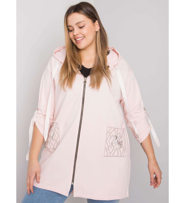 Bluza RV-BL-6795.84 jasny różowy