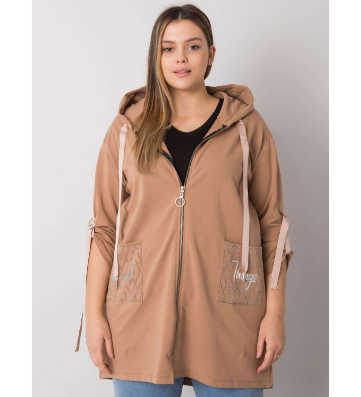 Bluza RV-BL-6795.84 camelowy