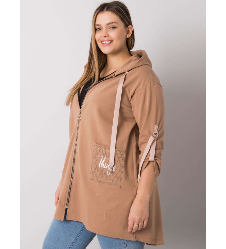 Bluza RV-BL-6795.84 camelowy