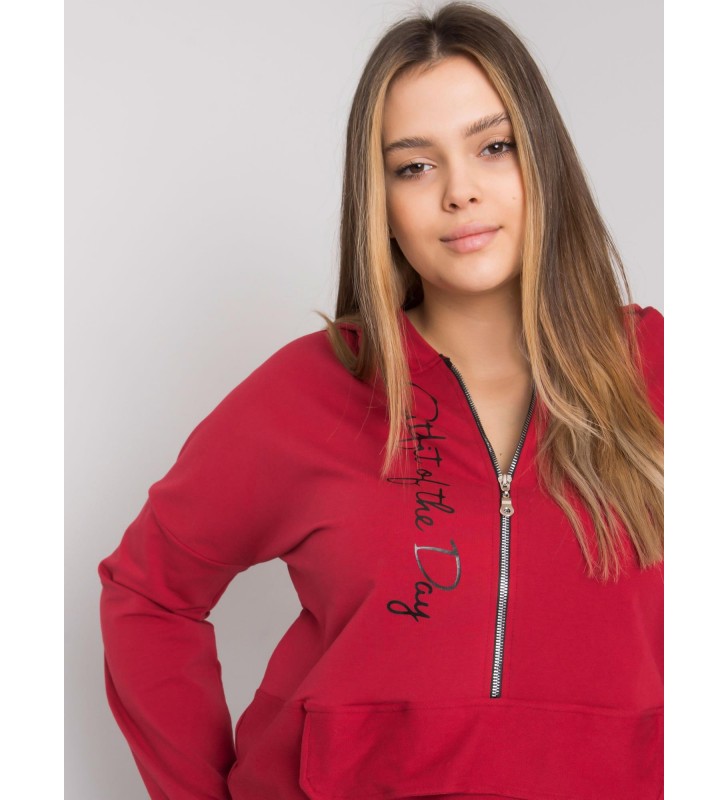 Bluza RV-BL-7179.27 bordowy