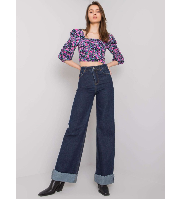 Spodnie jeans MR-SP-1325.46P ciemny niebieski