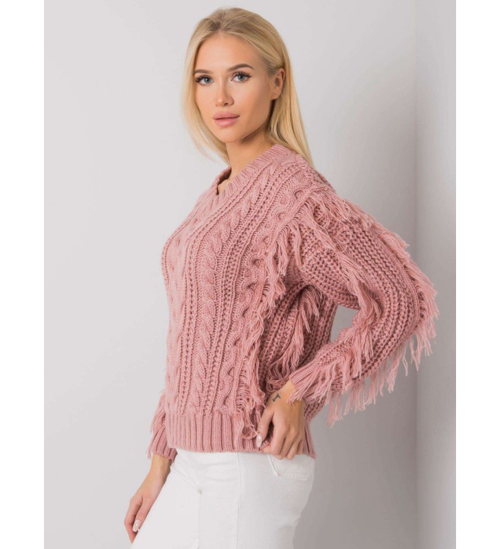 Sweter CA-SW-3746.06 ciemny różowy