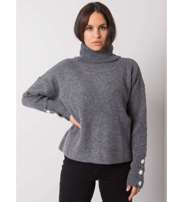 Sweter LC-SW-15-2.01 ciemny szary