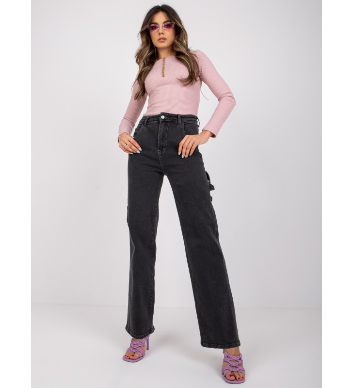 Spodnie jeans MR-SP-356.42P czarny