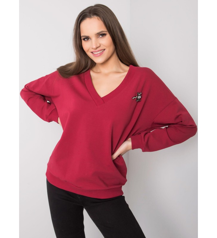 Bluza RV-BL-7370.78P bordowy