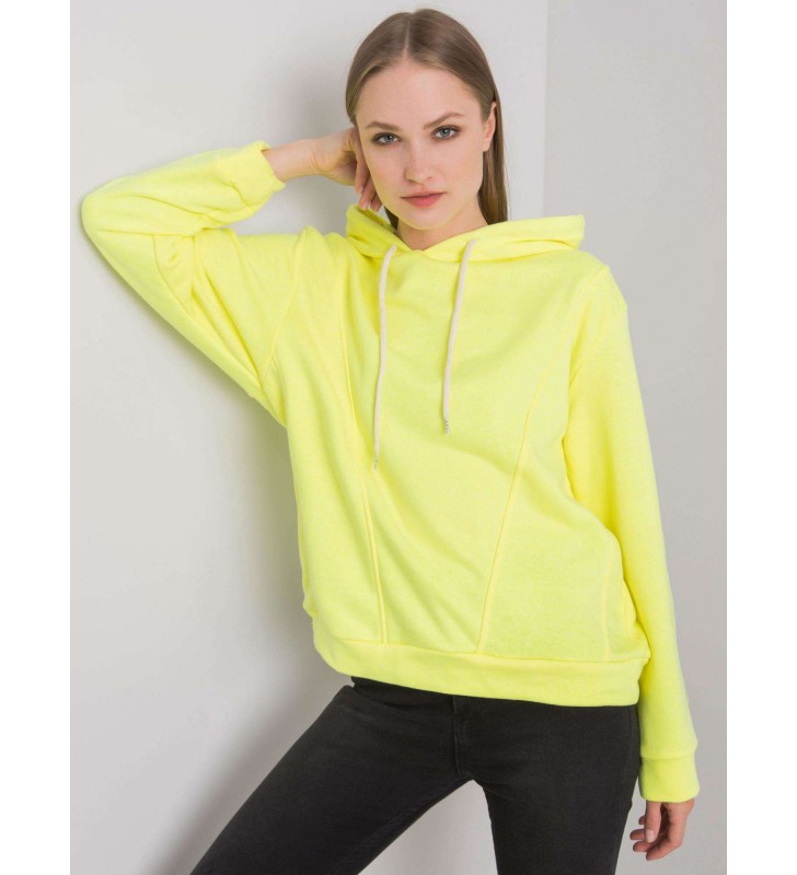 Bluza z kapturem EM-BL-ES-21-525.10 fluo żółty