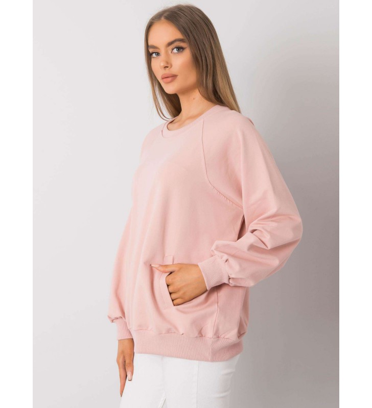 Bluza bez kaptura RV-BL-7191.37P jasny różowy