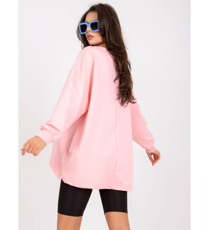 Bluza bez kaptura FA-BL-7821.40P jasny różowy