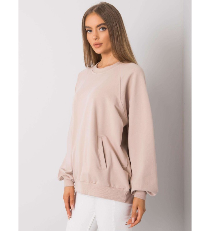 Bluza bez kaptura RV-BL-7191.37P beżowy