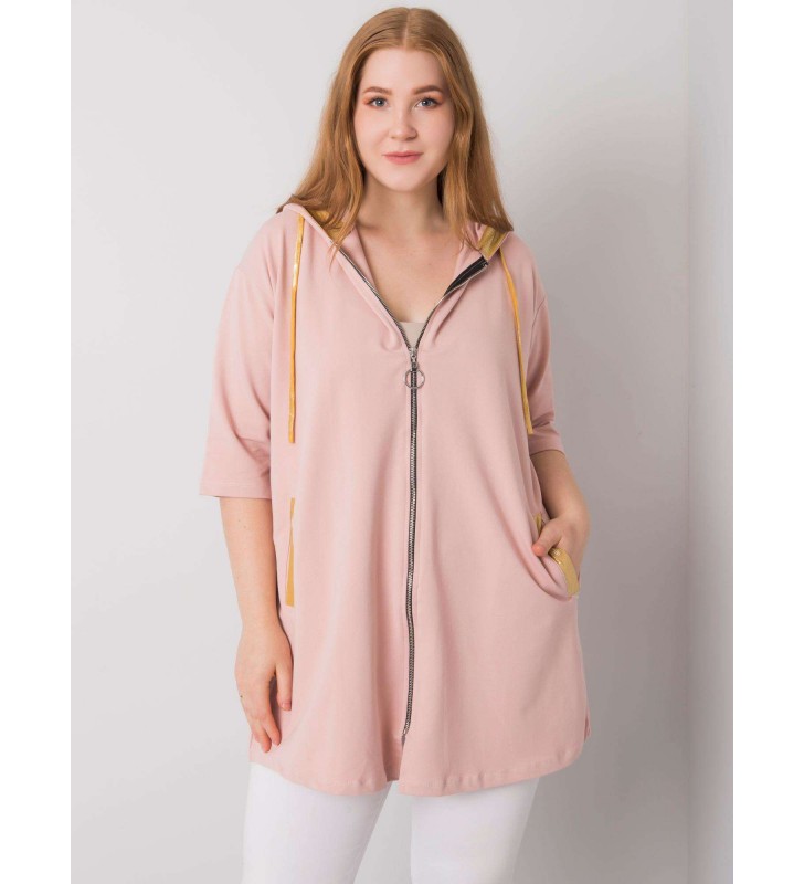 Bluza plus size RV-BL-6863.59P jasny różowy