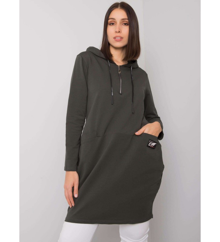 Tunika tunika plus size RV-TU-7238.36 ciemny khaki