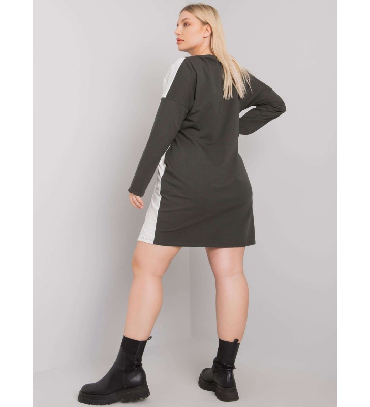 Tunika tunika plus size RV-TU-7222.80P ciemny khaki