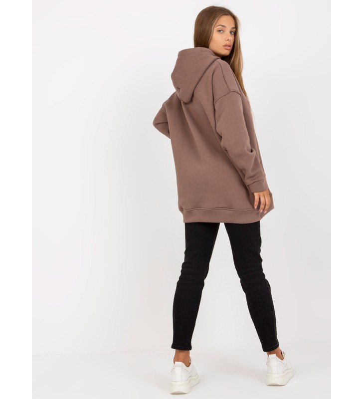 Bluza z kapturem RV-BL-8042.00P brązowy