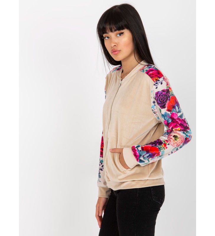 Bluza rozpinana RV-BL-8235.38 beżowy