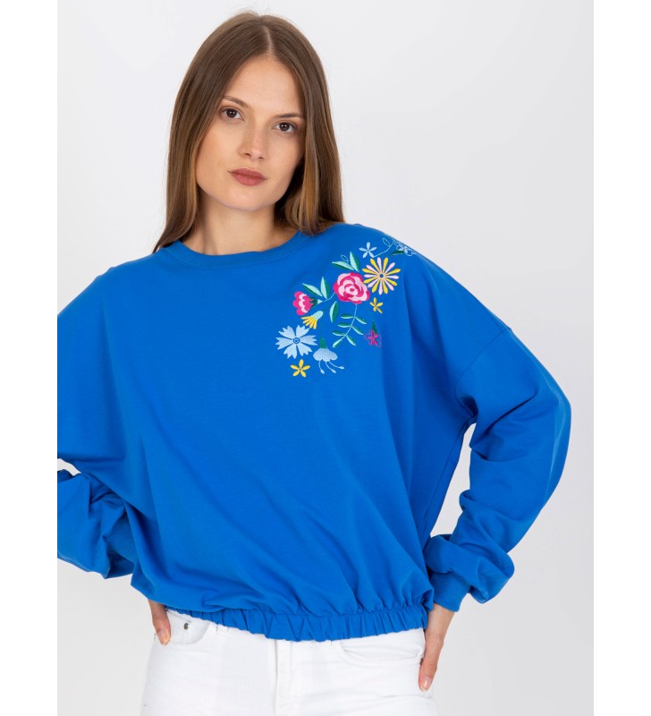 Bluza bez kaptura RV-BL-8058.94 ciemny niebieski