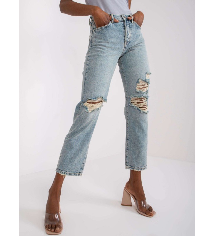 Spodnie jeans jeansowe RO-SP-PNT-N06.69P jasny niebieski