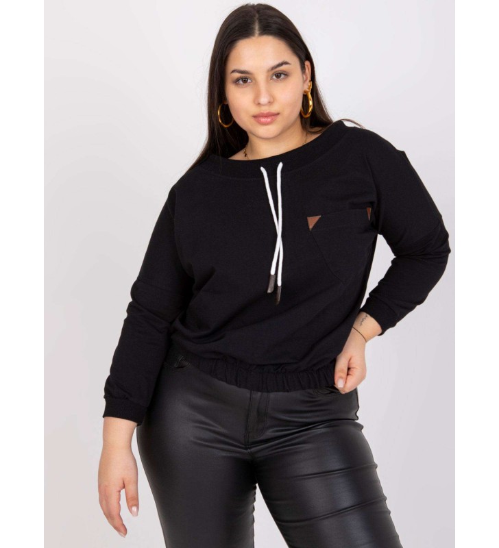 Bluza plus size RV-BL-7495.12 czarny