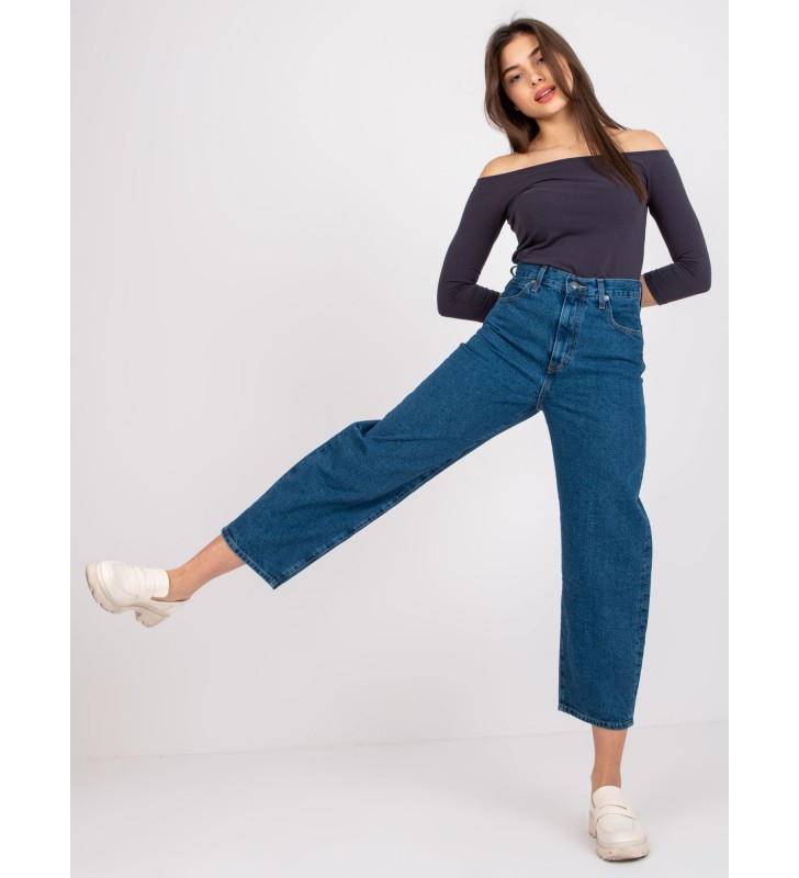 Spodnie jeans jeansowe RO-SP-2503.64 ciemny niebieski