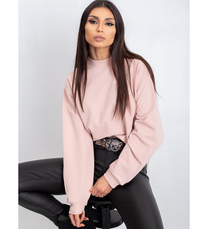 Bluza bez kaptura RV-BL-5185.93P jasny różowy