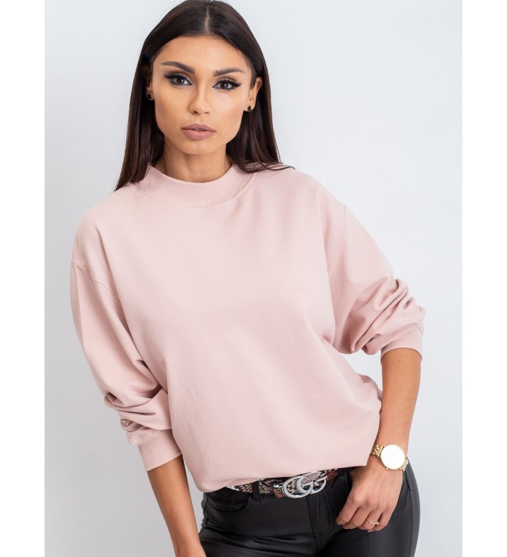 Bluza bez kaptura RV-BL-5185.93P jasny różowy