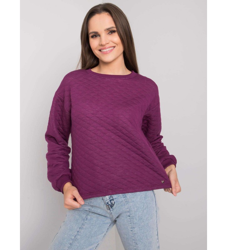 Bluza bez kaptura RV-BL-7446.99 ciemny fioletowy