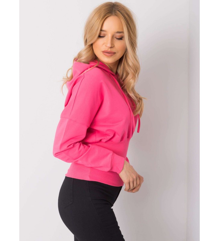 Bluza z kapturem RV-BL-6191.06P fluo różowy