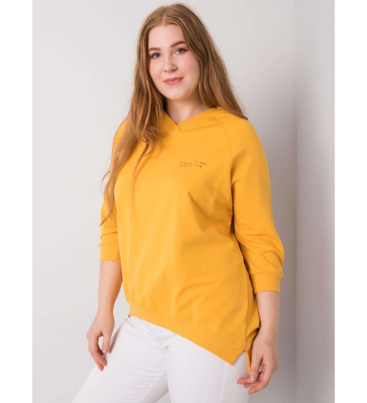 Bluza bez kaptura RV-BL-6852.22P ciemny żółty