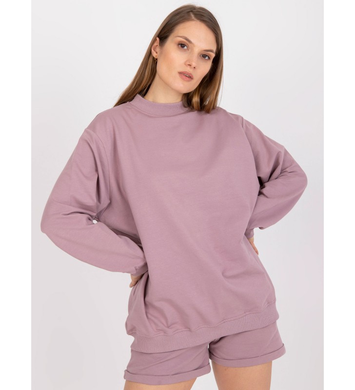 Bluza bez kaptura AP-BL-A-R001 ciemny różowy