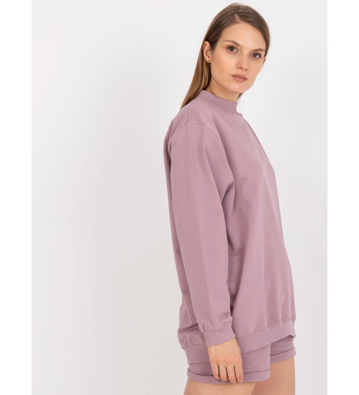 Bluza bez kaptura AP-BL-A-R001 ciemny różowy