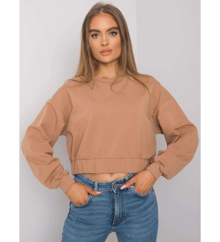 Bluza bez kaptura RV-BL-7252.31P camelowy