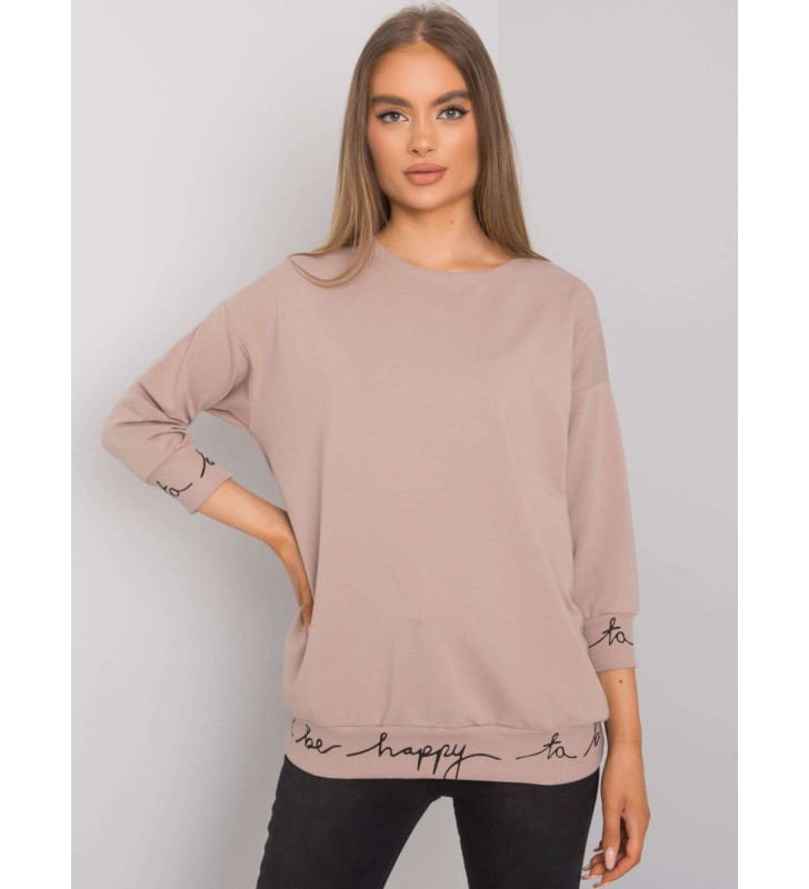 Bluza bez kaptura RV-BL-5978.06P beżowy