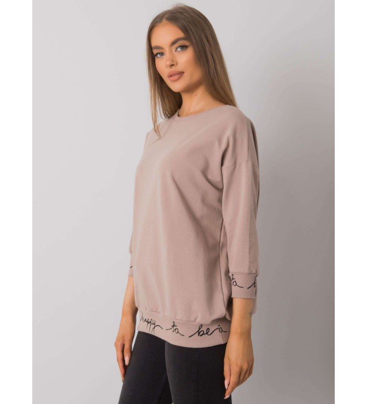 Bluza bez kaptura RV-BL-5978.06P beżowy