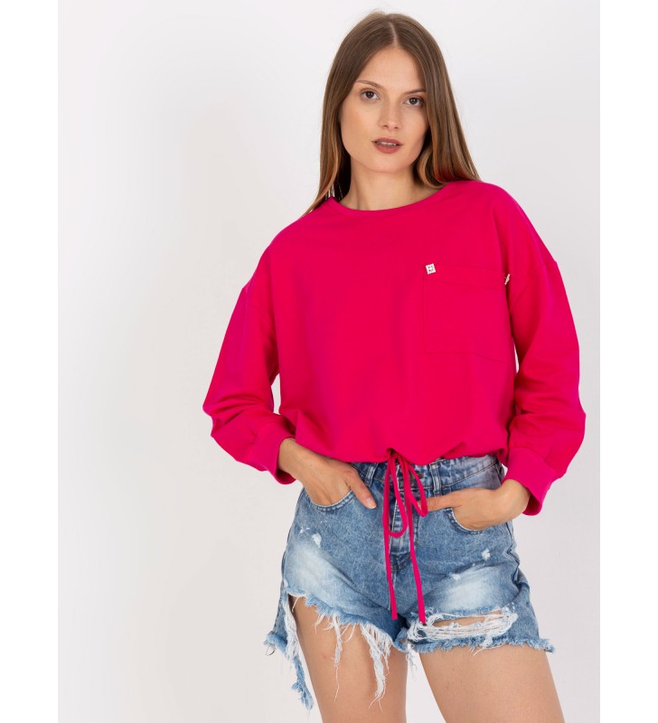 Bluza bez kaptura RV-BL-8066.32P fuksjowy