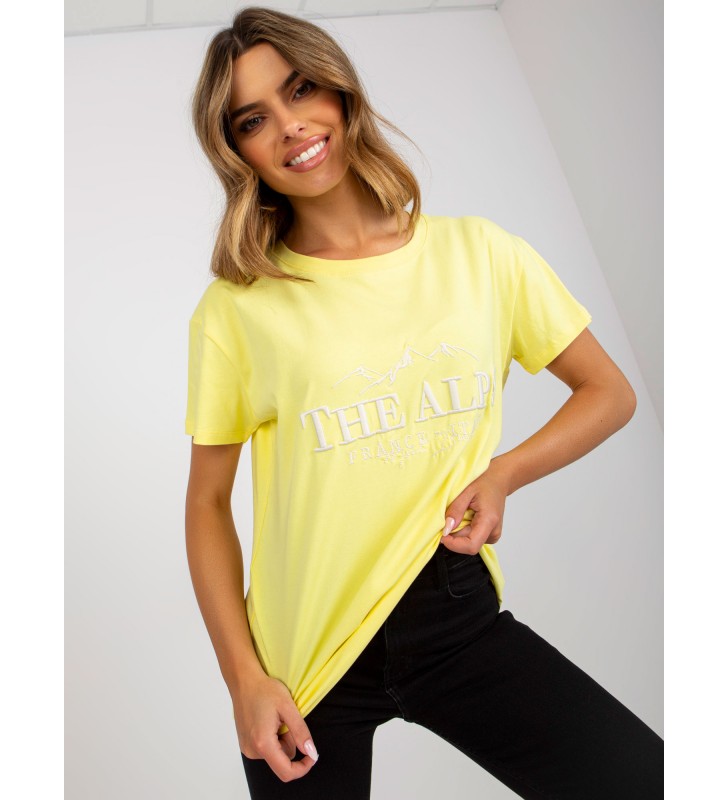 T-shirt one size FA-TS-7720.43P jasny żółty