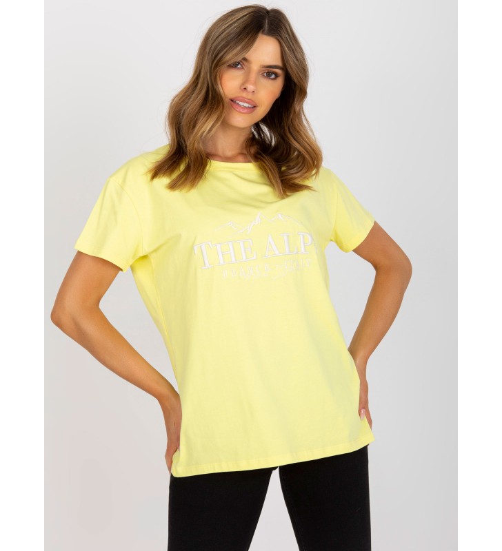 T-shirt one size FA-TS-7720.43P jasny żółty