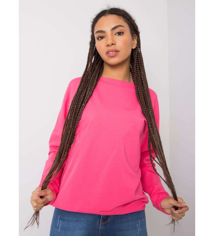 Bluza bez kaptura RV-BL-6119.04P fluo różowy