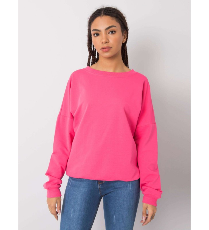 Bluza bez kaptura RV-BL-6119.04P fluo różowy