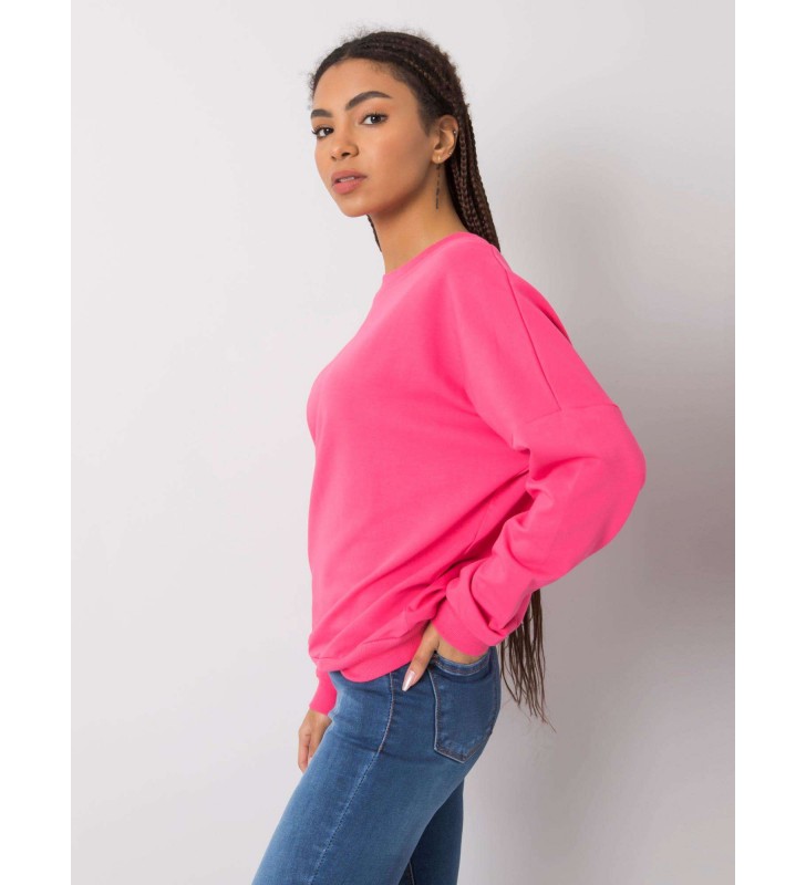 Bluza bez kaptura RV-BL-6119.04P fluo różowy