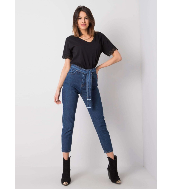 Spodnie jeans jeansowe 320-SP-2902.09P ciemny niebieski