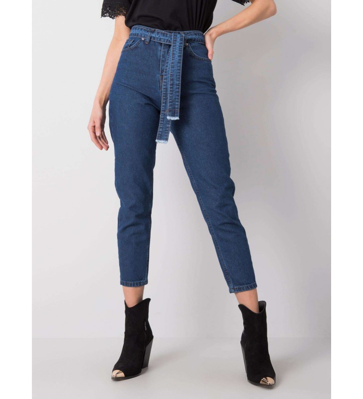 Spodnie jeans jeansowe 320-SP-2902.09P ciemny niebieski