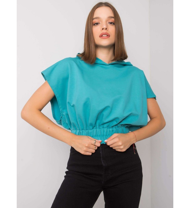 Bluza bez kaptura FA-BL-7227.86P turkusowy