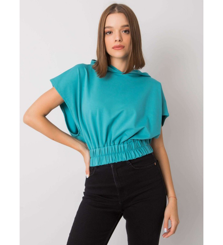 Bluza bez kaptura FA-BL-7227.86P turkusowy