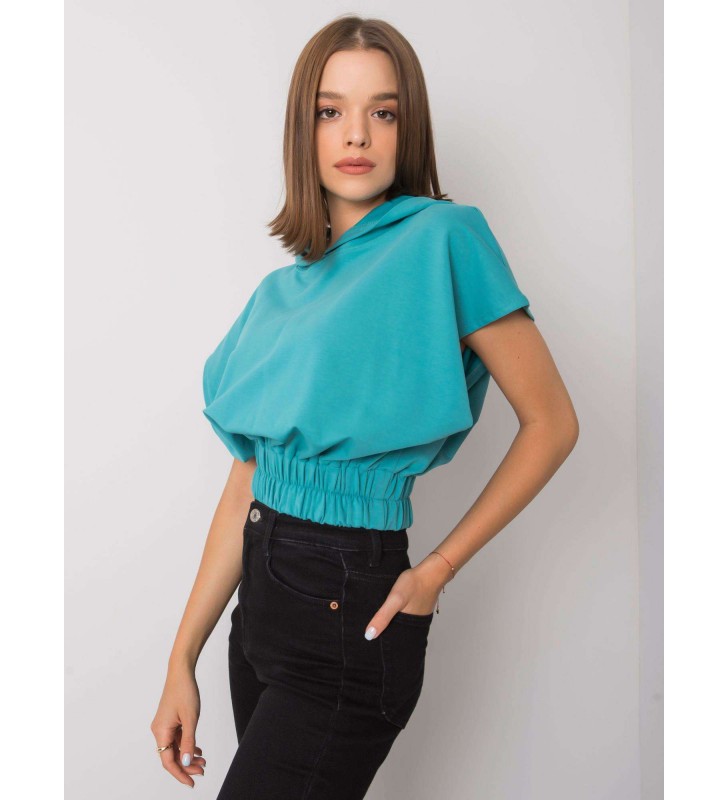 Bluza bez kaptura FA-BL-7227.86P turkusowy