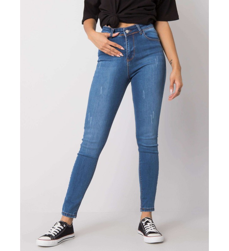 Spodnie jeans jeansowe 319-SP-750.49 ciemny niebieski